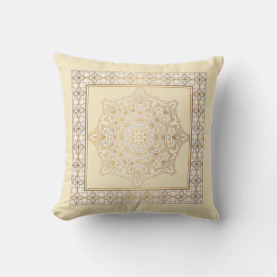 Beautiful mandala scroll design cushion