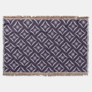 Beautiful mandala scroll design throw blanket