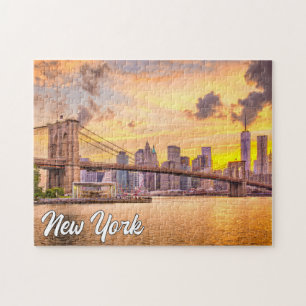 Beautiful Manhattan, New York, USA Jigsaw Puzzle