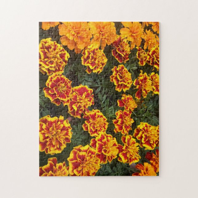 Beautiful Marigolds Jigsaw Puzzle (Vertical)