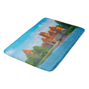 Beautiful Mediaeval Castle on Blue Lake          Bath Mat