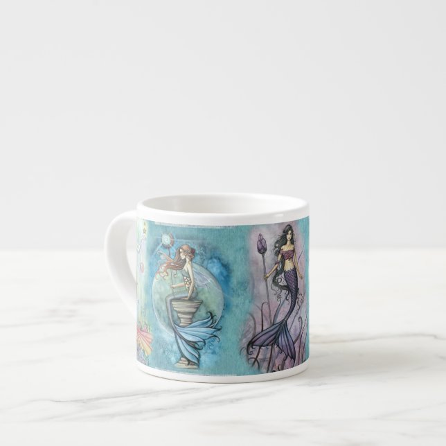 Beautiful Mermaid Espresso Cup (Front Left)