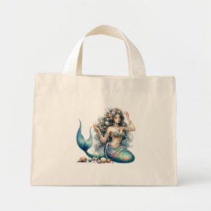 Beautiful Mermaid Large Tote Bag