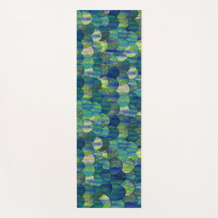 Beautiful Mermaid Scales Yoga Mat