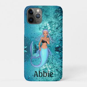 Beautiful Mermaid Under Water Personalised Case-Mate iPhone Case