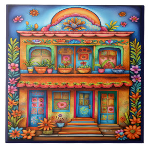 Beautiful Mexican Art Tile
