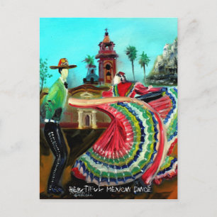 BEAUTIFUL MEXICAN DANCE Postcard