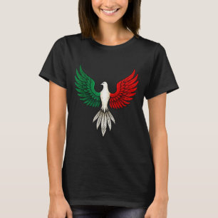 Beautiful Mexican Flag Dove Patriotic Peace Bird A T-Shirt