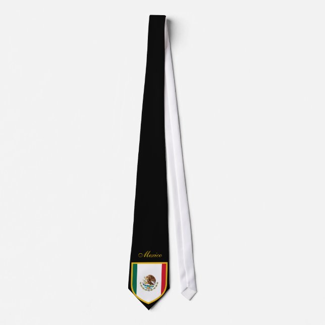 Beautiful Mexico Flag Tie (Front)