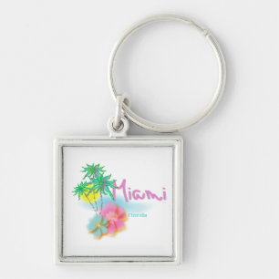 Beautiful Miami Florida Key Ring