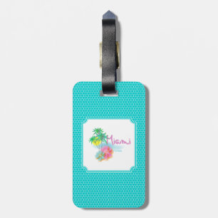 Beautiful Miami Florida Luggage Tag