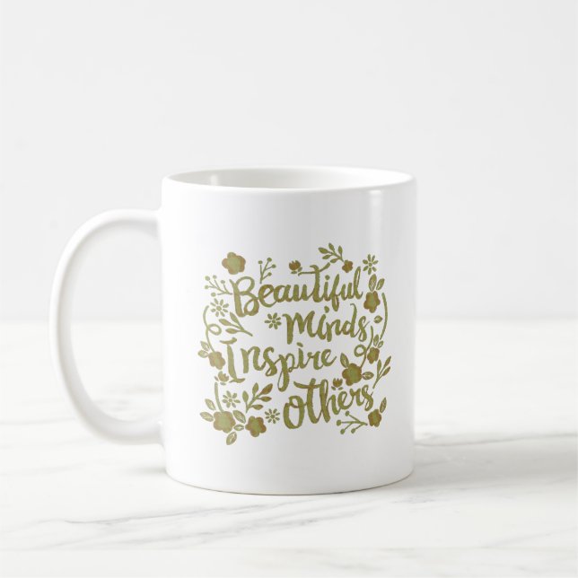 BEAUTIFUL MINDS INSPIRE OTHER COFFEE MUG (Left)