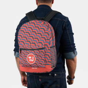 Beautiful Minimalist Player Pattern Printed Backpack