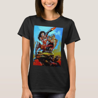 Beautiful Model Julie Strain Neon Pin Up Womens Ba T-Shirt