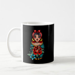 Beautiful Model Russian Doll Russian Doll Matryo Coffee Mug