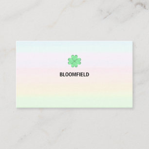 Beautiful Modern Multicolored Pastel Shades Business Card