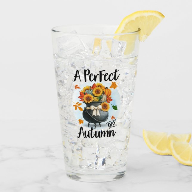 Beautiful Modern Thanksgiving Autumn Collection Glass (Back Ice)