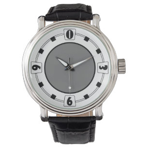 Beautiful modern watch with a fashionable dial