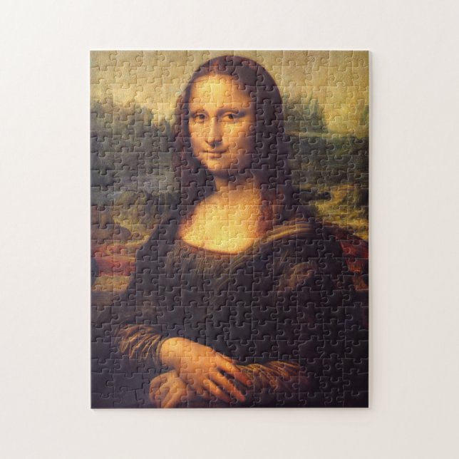 Beautiful Mona Lisa Jigsaw Puzzle (Vertical)