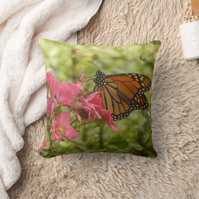 Beautiful Monarch Butterfly Cushion (Blanket)
