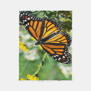 Beautiful Monarch Butterfly Fleece Blanket
