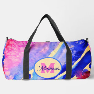 Beautiful monogrammed duffel bag