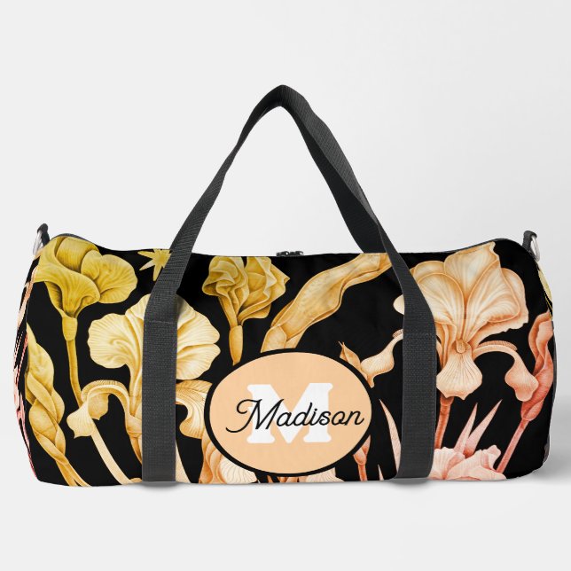 Beautiful monogrammed duffel bag (Front)