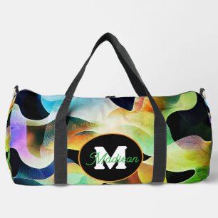 Beautiful monogrammed duffel bag