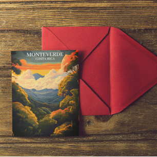 Beautiful Monteverde Cloud Forest Costa Rica  Postcard
