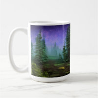 Beautiful Moonlight Wilderness Scene