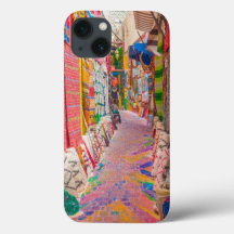 beautiful moroccan city paint iphone case