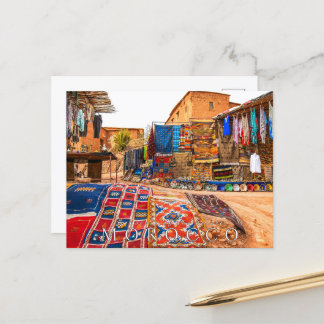 Beautiful Morocco Desert Handicraft  Postcard