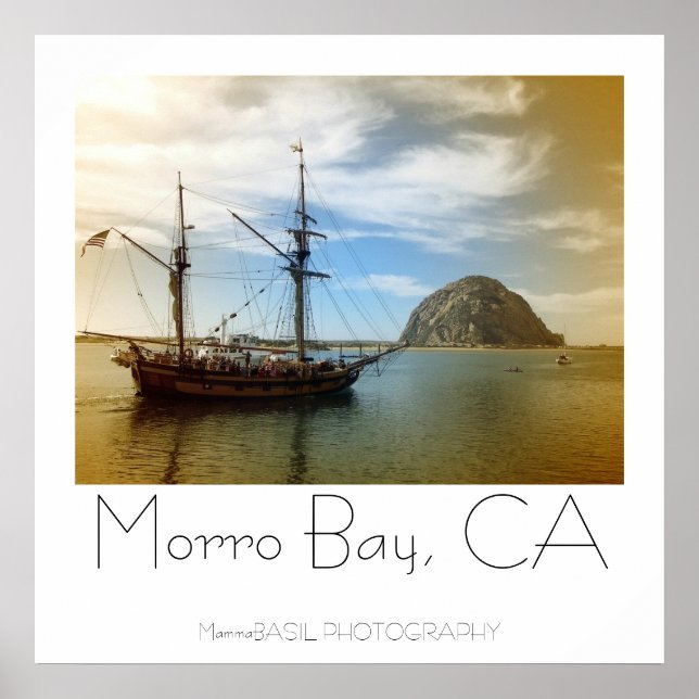 Beautiful Morro Bay Poster! Poster (Front)