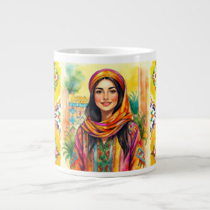 Beautiful Morrocan Women, maroko Large Coffee Mug