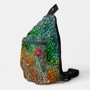 Beautiful mosaic sling bag