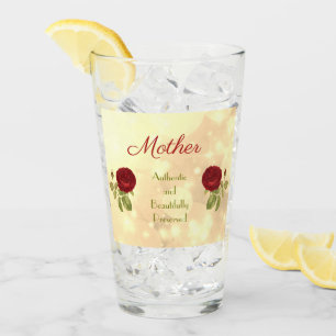 Beautiful Mother quote Glass