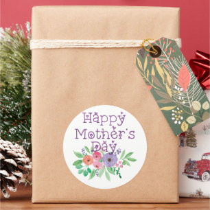 Beautiful Mother’s Day Gift Classic Round Sticker