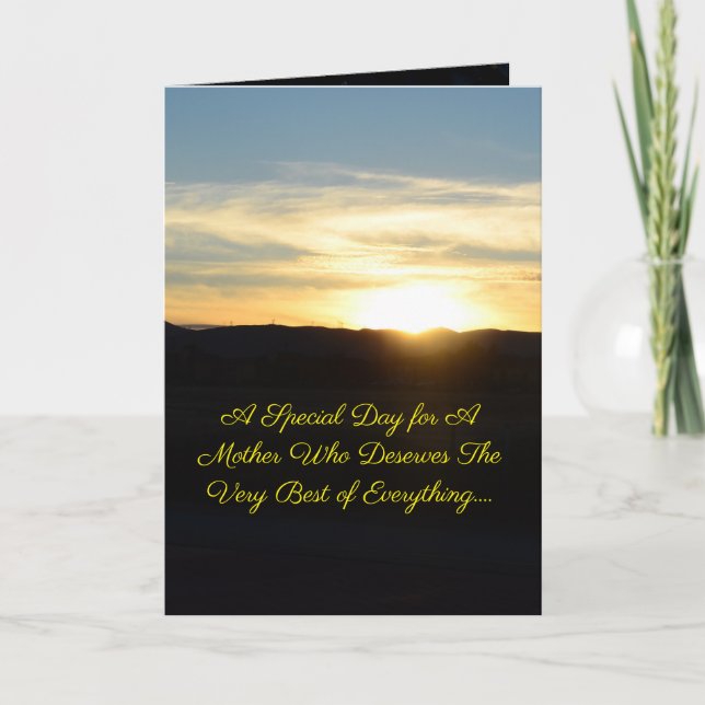 Beautiful Mother's Day Card (Front)