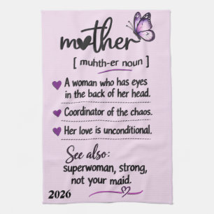 Beautiful Mother's Day Mother Tea Towel