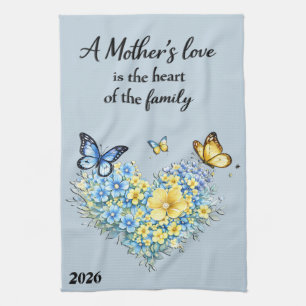Beautiful Mother's Day Mother's Love Tea Towel