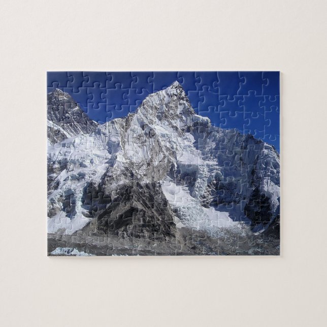 Beautiful Mount Everest - Snowy Himalayas  Jigsaw Puzzle (Horizontal)