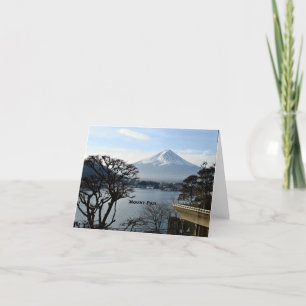 Beautiful Mount Fuji Card