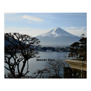 Beautiful Mount Fuji Poster
