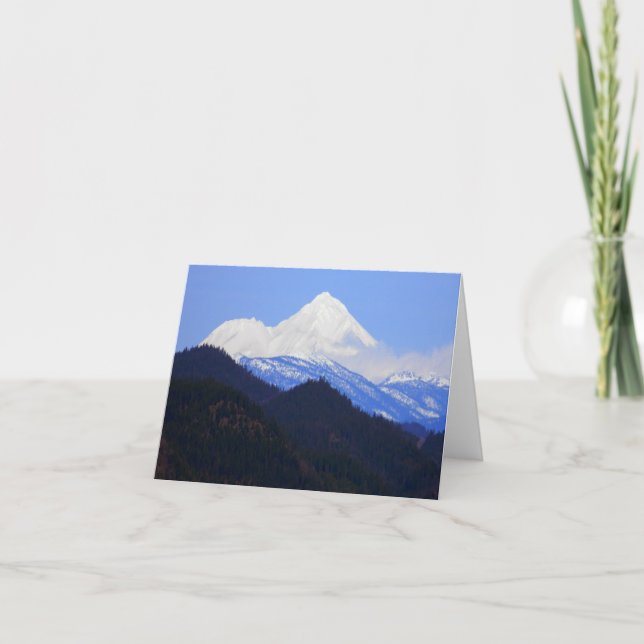 Beautiful Mount Shasta.... Card (Front)
