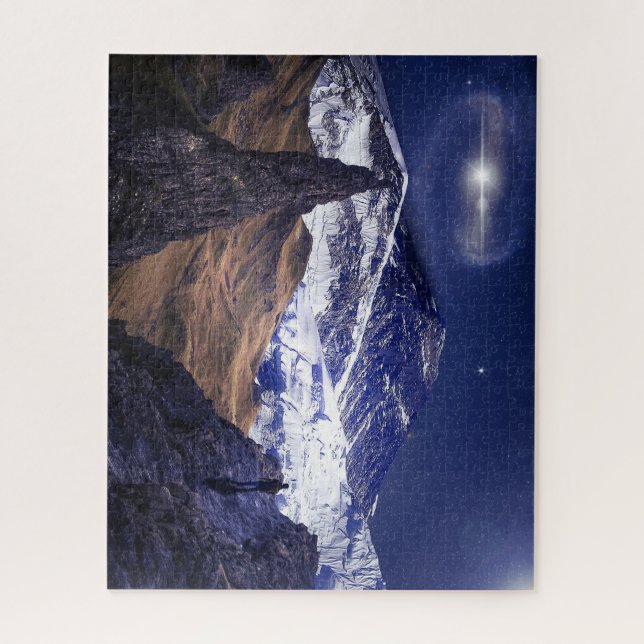 Beautiful Mountain Landscape Jigsaw Puzzle (Vertical)