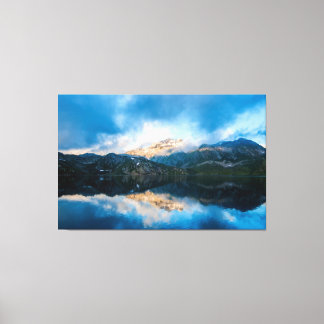 Beautiful mountain view canvas print