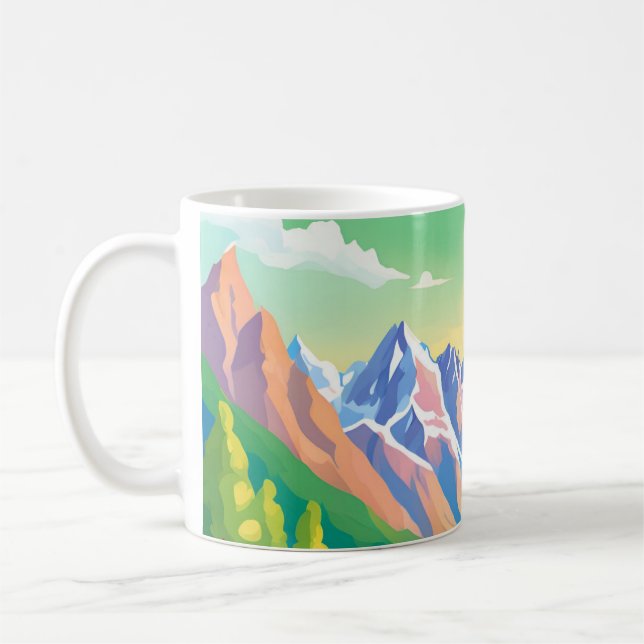Beautiful Mountains Coffee Mug (Left)
