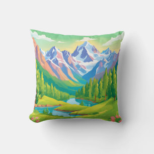 Beautiful Mountains Cushion