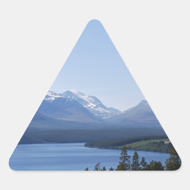BEAUTIFUL MOUNTAINS TRIANGLE STICKER (Front)
