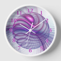Beautiful Movements Abstract Fractal Art Pink